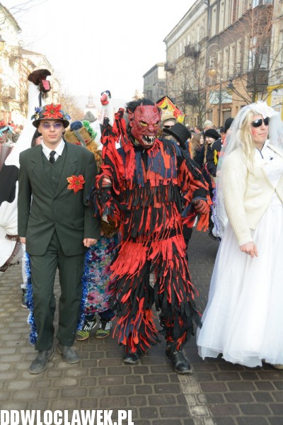 Korowód grup zapustnych we Włocławku