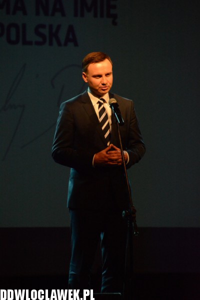 Andrzej Duda we Włocławku