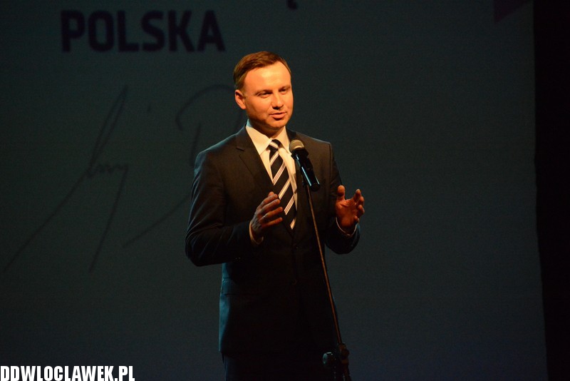 Andrzej Duda we Włocławku