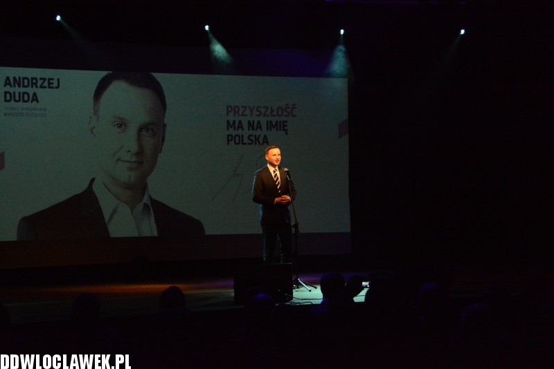 Andrzej Duda we Włocławku
