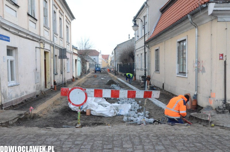 Trwają remonty ulic we Włocławku
