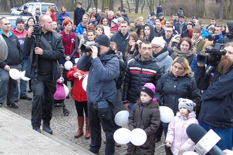 Marsz milczenia we Włocławku