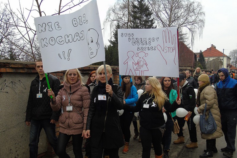 Marsz milczenia we Włocławku