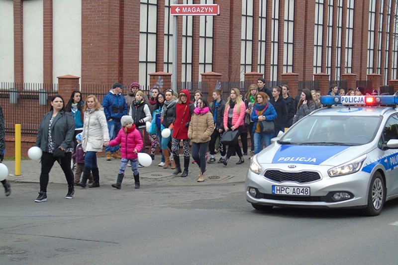 Marsz milczenia we Włocławku