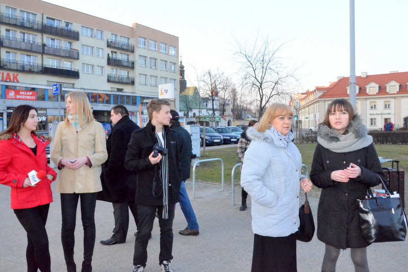 Bronkobus na placu Wolności