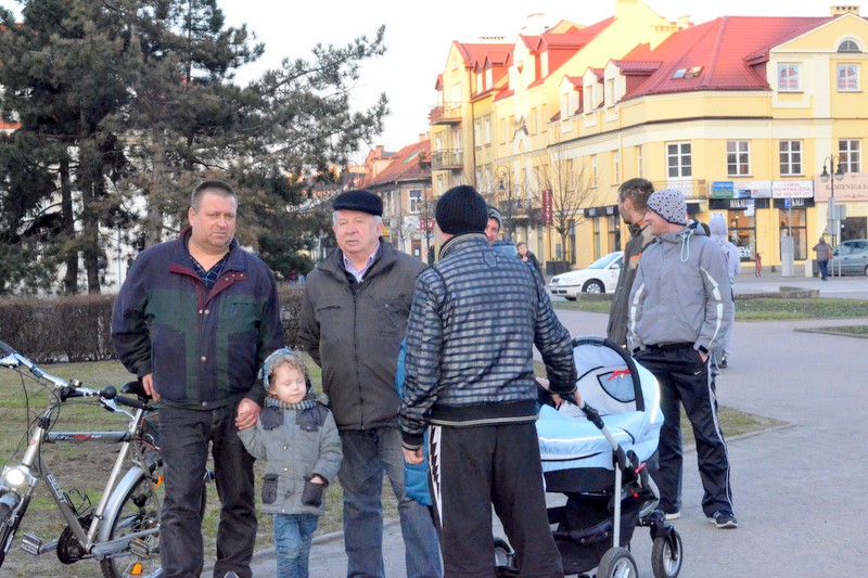 Bronkobus na placu Wolności