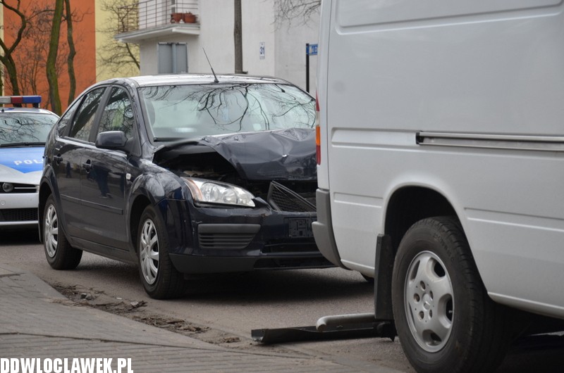 Kolizja na ul. Chmielnej