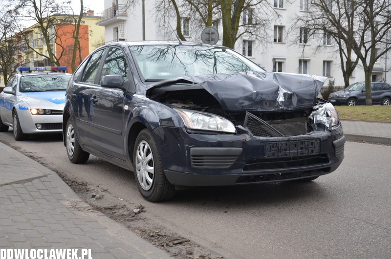 Kolizja na ul. Chmielnej