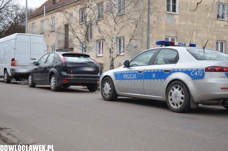 Kolizja na ul. Chmielnej