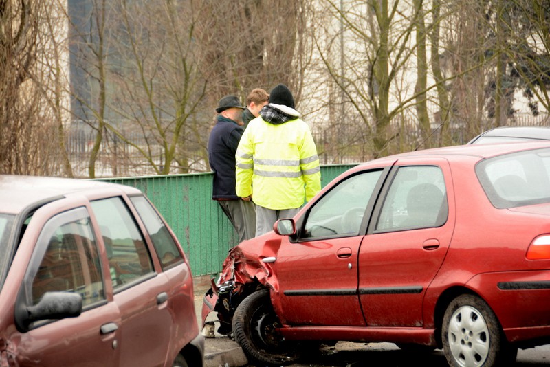 Karambol na moście stalowym