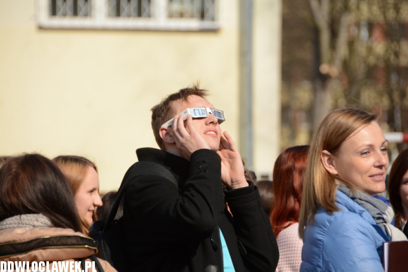 Obserwowali zaćmienie słońca