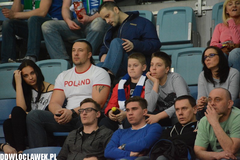 Kibice podczas meczu Anwil - Wikana