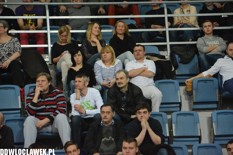 Kibice podczas meczu Anwil - Wikana