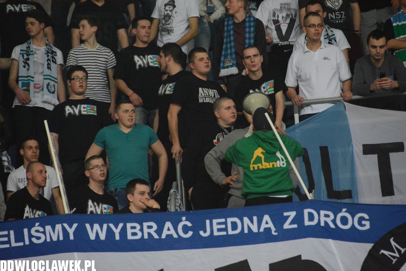 Kibice podczas meczu Anwil - Wikana