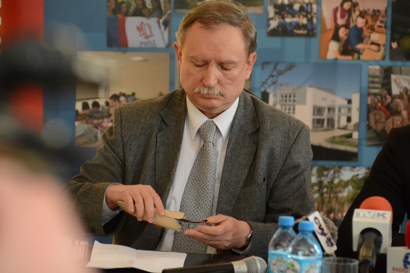 Konferencja prasowa w PWSZ