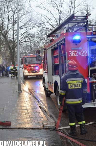 Pożar na ul. Chmielnej