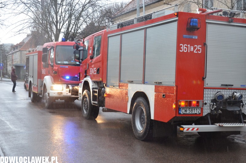 Pożar na ul. Chmielnej