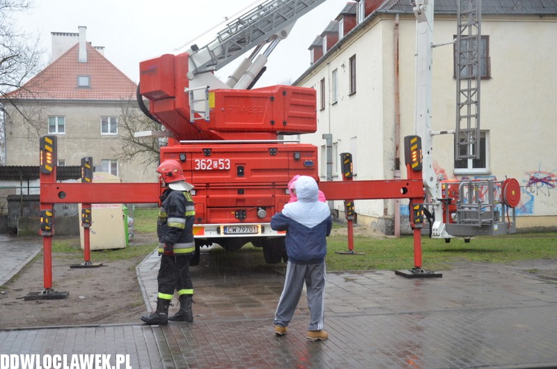 Pożar na ul. Chmielnej