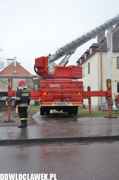 Pożar na ul. Chmielnej