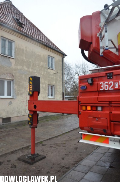 Pożar na ul. Chmielnej