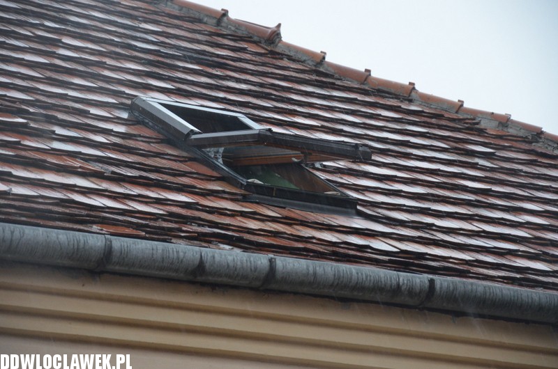 Pożar na ul. Chmielnej
