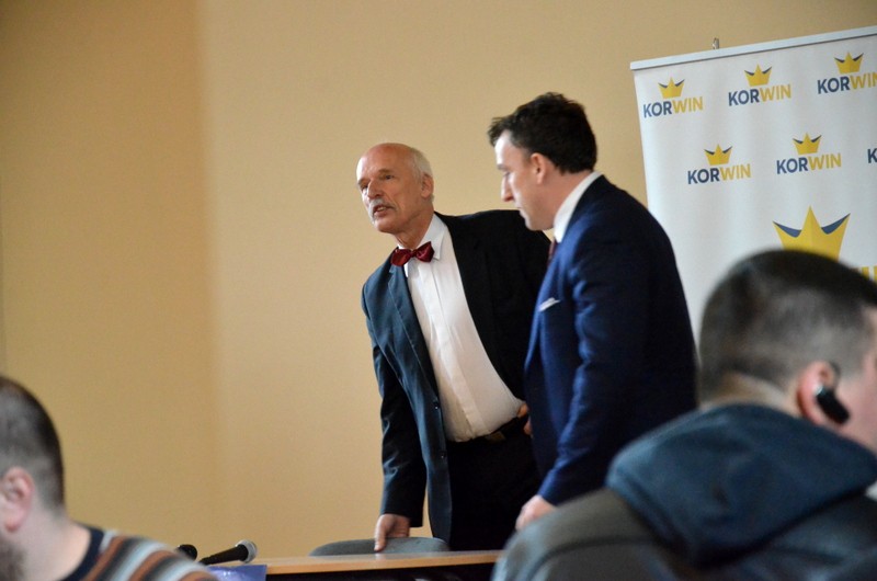 Janusz Korwin-Mikke we Włocławku