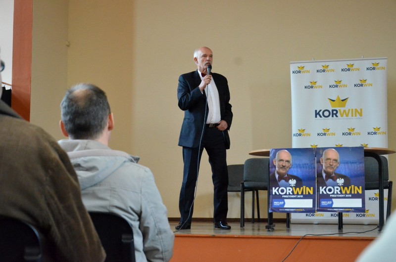Janusz Korwin-Mikke we Włocławku
