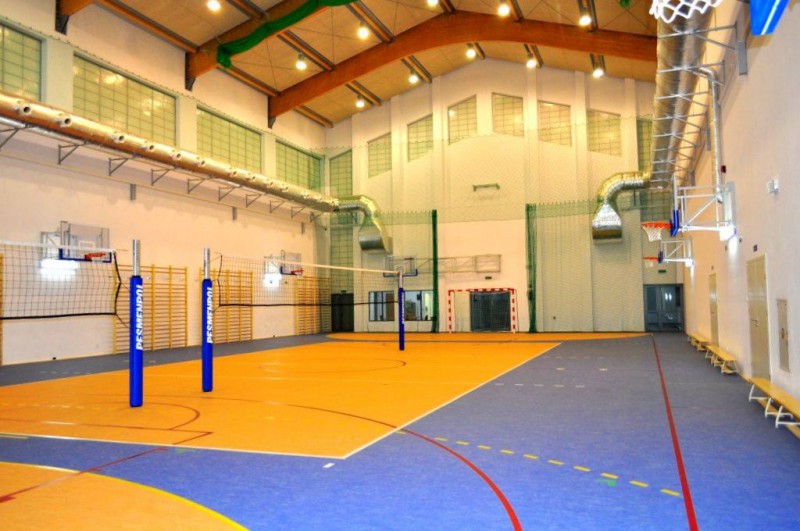 Sala sportowa Zespołu Szkół Technicznych