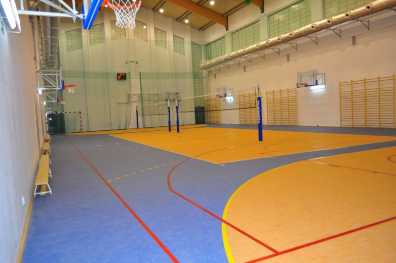 Sala sportowa Zespołu Szkół Technicznych