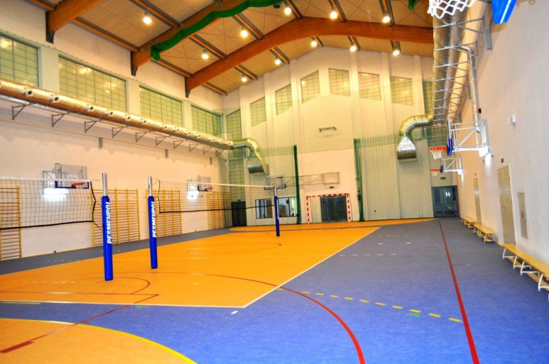 Sala sportowa Zespołu Szkół Technicznych