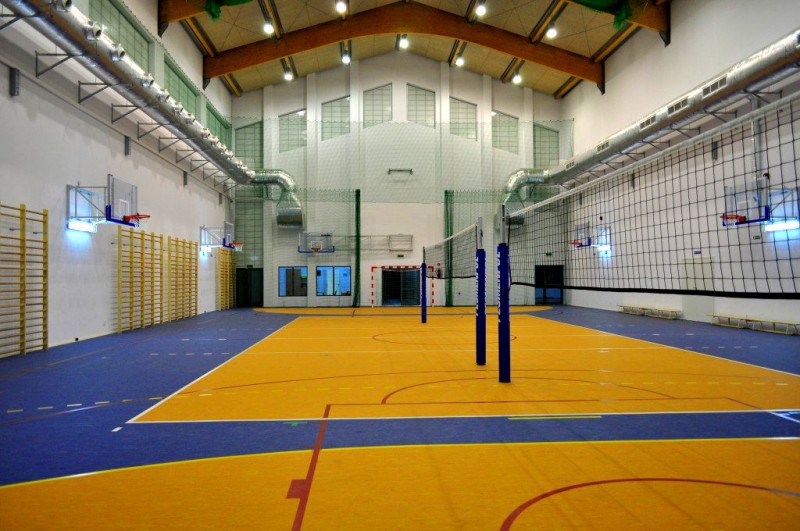 Sala sportowa Zespołu Szkół Technicznych
