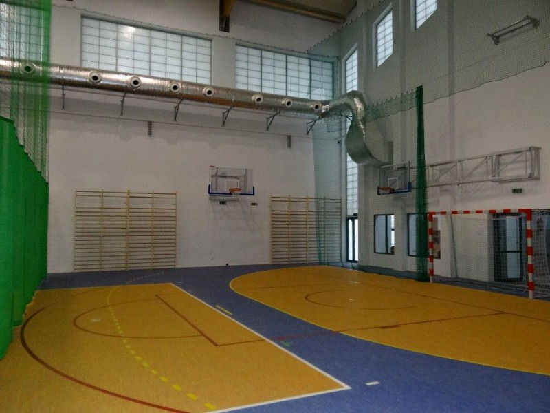 Sala sportowa Zespołu Szkół Technicznych