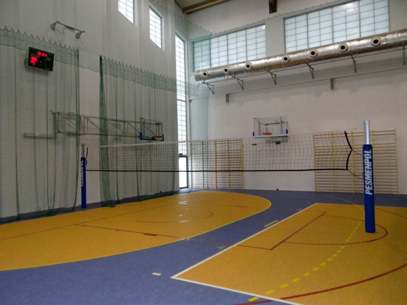 Sala sportowa Zespołu Szkół Technicznych