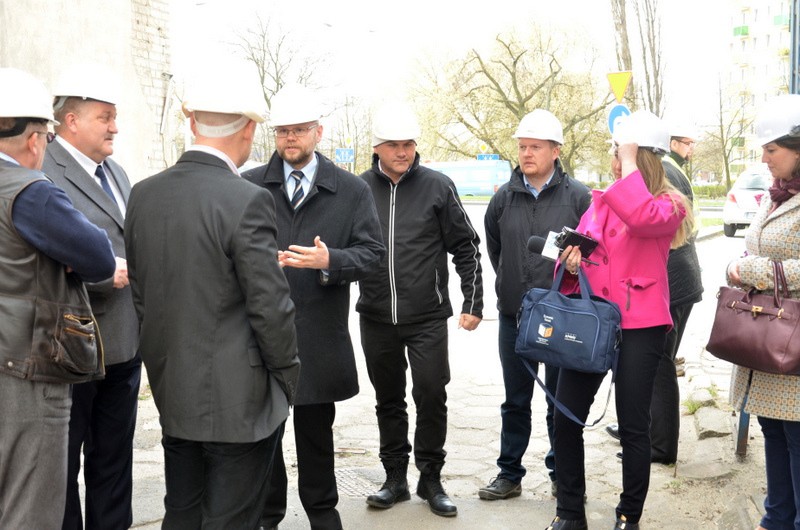  S.Kopyść na budowie inkubatora