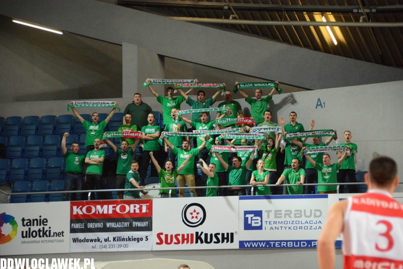 Kibice podczas meczu Anwil - Śląsk