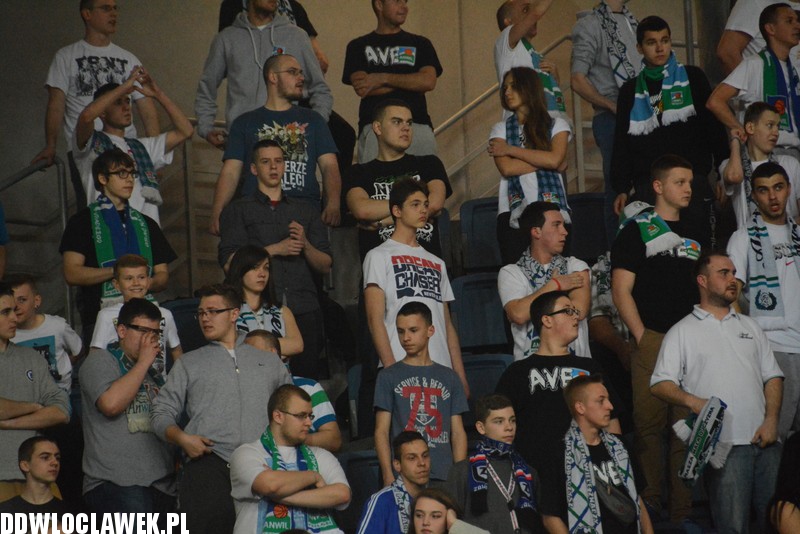 Kibice podczas meczu Anwil - Śląsk