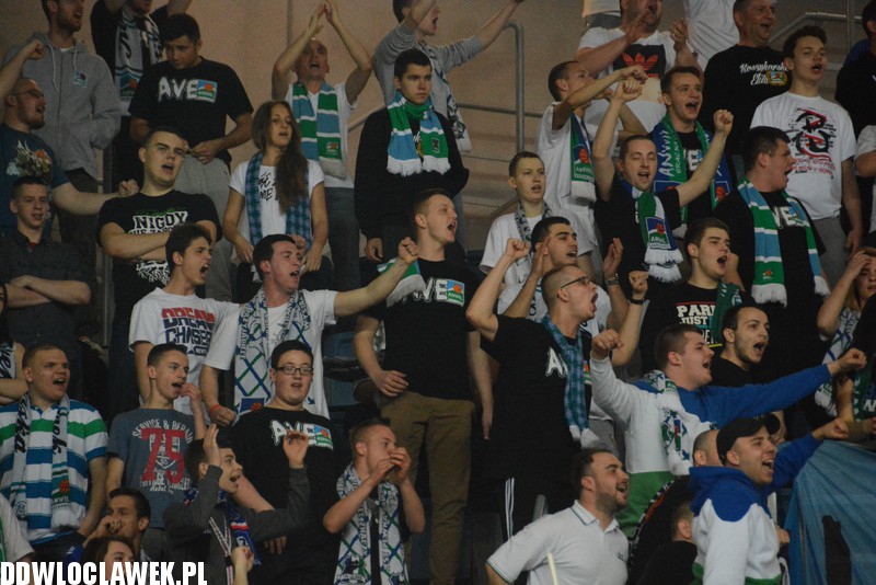 Kibice podczas meczu Anwil - Śląsk