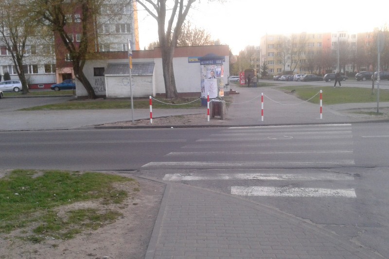 Fatalny stan nawierzchni ulicy 14 Pułkiu Piechoty