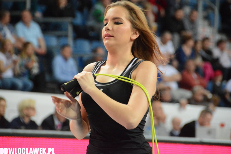 Cheerleaderki Anwilu na meczu z AZS