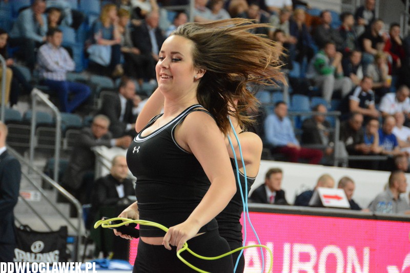 Cheerleaderki Anwilu na meczu z AZS
