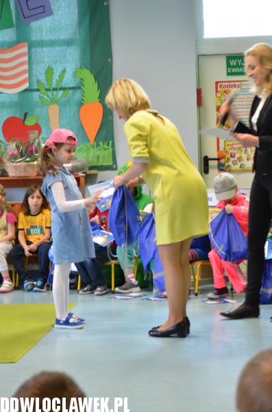 Wręczenie nagród w przedszkolu