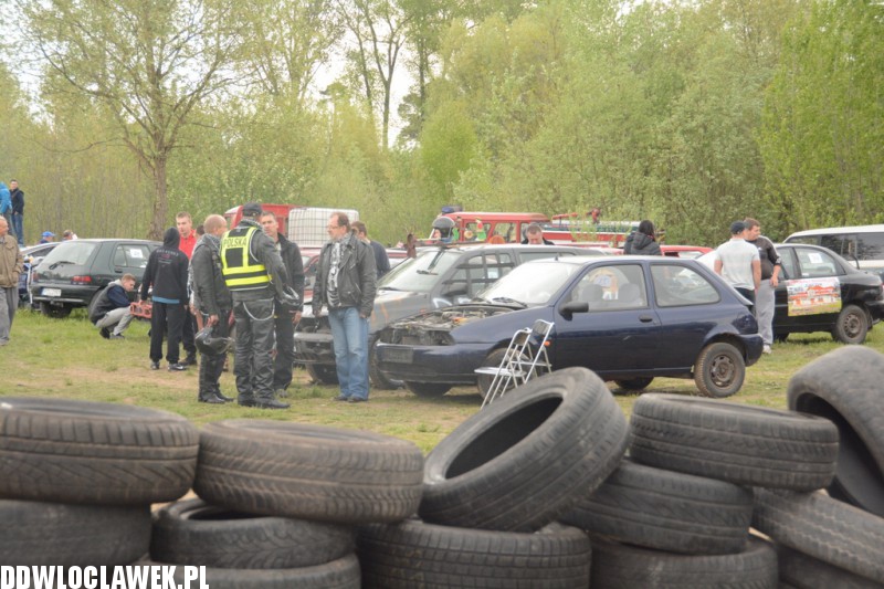 Wrak wyścig na torze w Lubrańcu