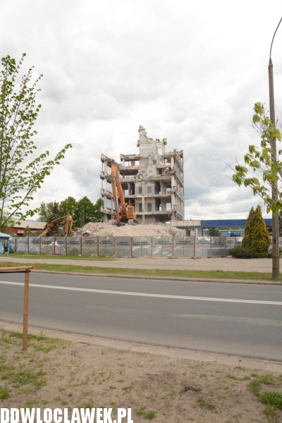 Rozbiórka biurowca Drumetu