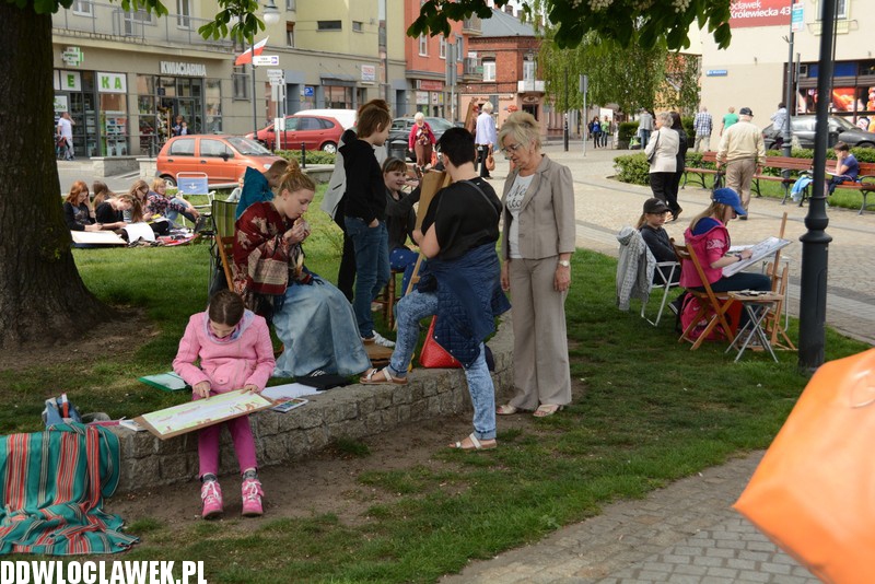 Plener malarski na Zielonym Rynku