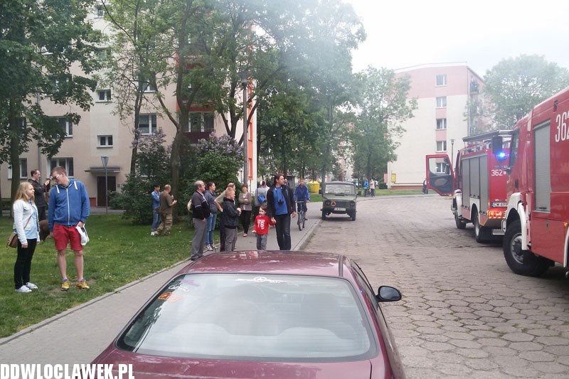 Akcja strażaków przy ul. Olszowej