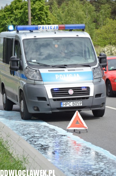 Auto paliło się na ul. Kruszyńskiej