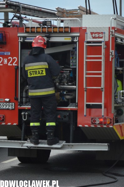 Auto paliło się na ul. Kruszyńskiej