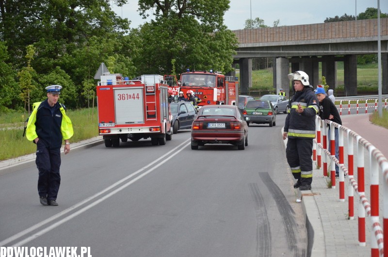 Wypadek motocyklisty w Wieńcu