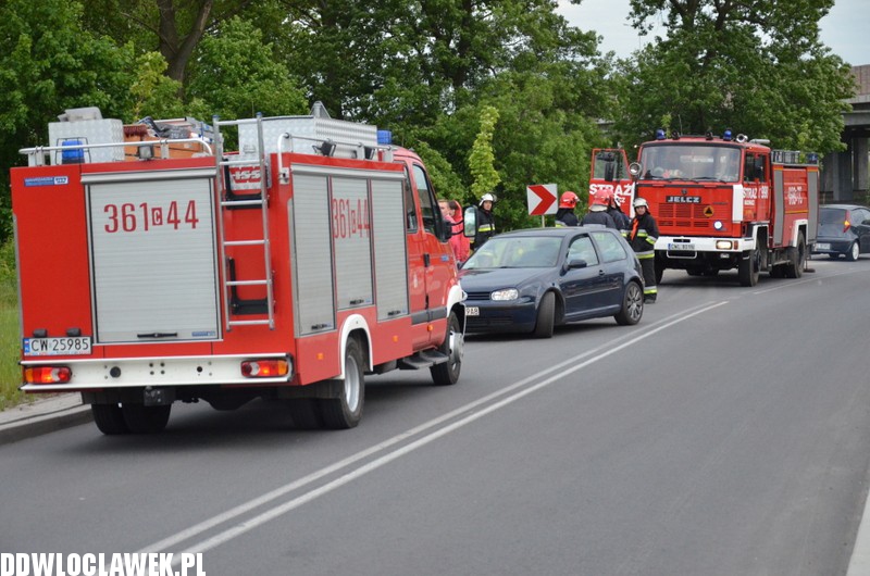 Wypadek motocyklisty w Wieńcu