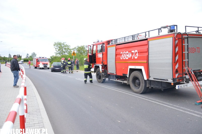 Wypadek motocyklisty w Wieńcu